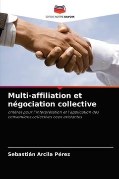 portada Multi-affiliation et négociation collective (en Francés)