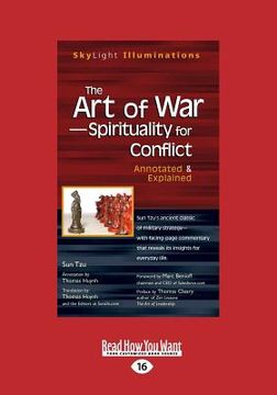 portada The Art of War-Spirituality for Conflict: Annotated & Explained (Large Print 16pt) (in English)