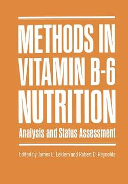 portada Methods in Vitamin B-6 Nutrition: Analysis and Status Assessment (in English)