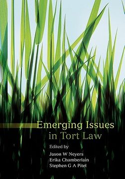 portada emerging issues in tort law (en Inglés)