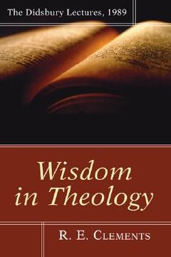 portada wisdom in theology (en Inglés)