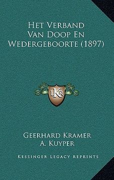portada Het Verband Van Doop En Wedergeboorte (1897)