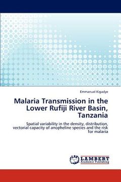 portada malaria transmission in the lower rufiji river basin, tanzania (en Inglés)