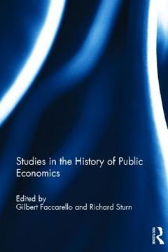 portada studies in the history of public economics (en Inglés)