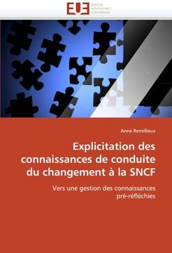 portada Explicitation Des Connaissances de Conduite Du Changement a la Sncf