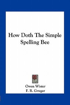 portada how doth the simple spelling bee