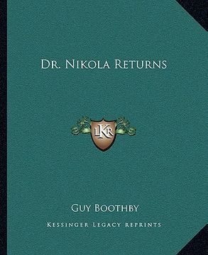 portada dr. nikola returns (en Inglés)