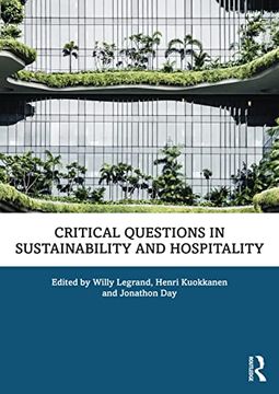 portada Critical Questions in Sustainability and Hospitality (en Inglés)