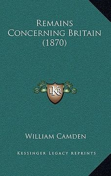 portada remains concerning britain (1870) (in English)
