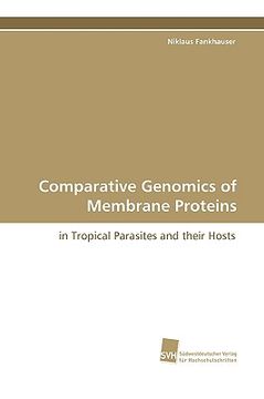 portada comparative genomics of membrane proteins (en Inglés)