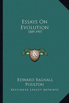 portada essays on evolution: 1889-1907 (en Inglés)