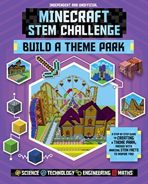 portada Minecraft STEM Challenge: Build a Theme Park (Paperback) (en Inglés)