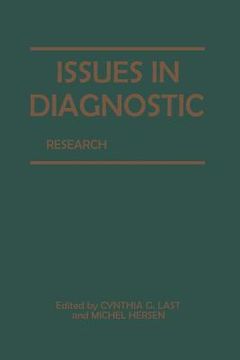 portada Issues in Diagnostic Research (en Inglés)