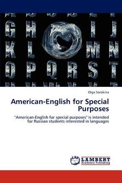 portada american-english for special purposes (in English)
