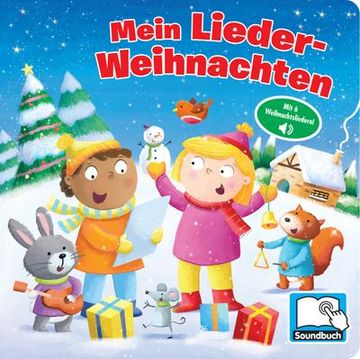 portada Mein Lieder-Weihnachten - Liederbuch mit 6 Integrierten Melodien - Soundbuch für Kinder ab 18 Monaten