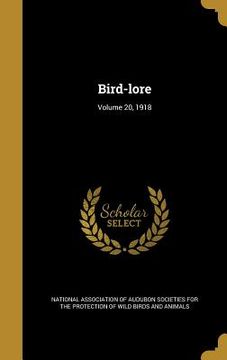 portada Bird-lore; Volume 20, 1918