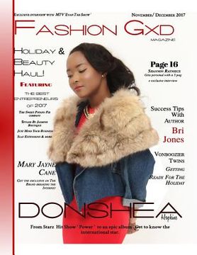 portada Fashion Gxd Magazine: Donshea Hopkins of Starz Power Get To Know The International Star (en Inglés)