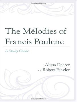portada The Mélodies of Francis Poulenc: A Study Guide