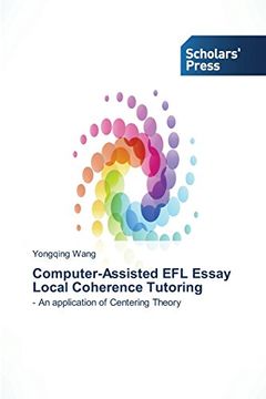 portada Computer-Assisted EFL Essay Local Coherence Tutoring