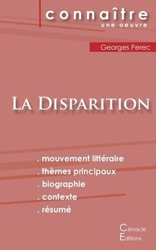 portada Fiche de lecture La Disparition de Georges Perec (Analyse littéraire de référence et résumé complet) 