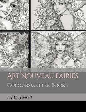 portada Art Nouveau Fairies: Coloursmatter Book 1 (en Inglés)