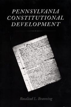 portada pennsylvania constitutional development (en Inglés)