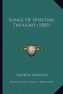 portada songs of spiritual thought (1885) (en Inglés)