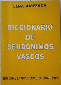 portada Diccionario de Seudonimos Vascos