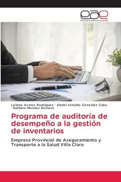 portada Programa de Auditoría de Desempeño a la Gestión de Inventarios (in Spanish)