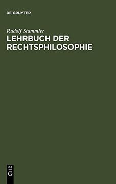 portada Lehrbuch der Rechtsphilosophie (in German)