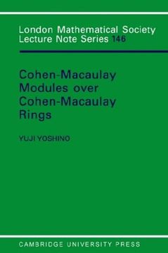 portada Maximal Cohen-Macaulay Modules Over Cohen-Macaulay Rings Paperback (London Mathematical Society Lecture Note Series) (in English)