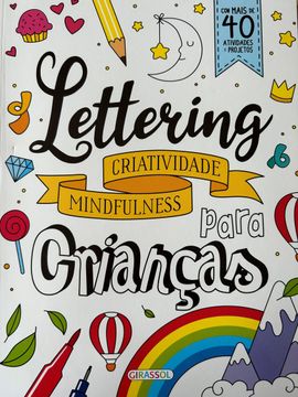 portada Lettering Para Crianças: Mindfulness Para Crianças (en Portugués)