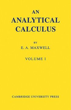 portada An Analytical Calculus: Volume 1: For School and University: V. 1: (in English)