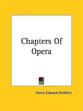 portada chapters of opera (en Inglés)