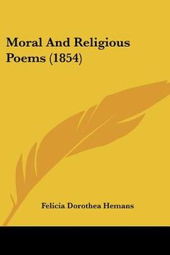 portada moral and religious poems (1854) (in English)