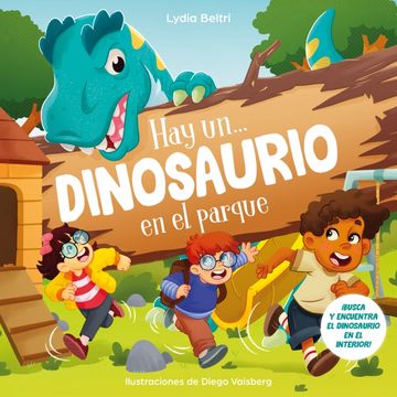 portada HAY UN... DINOSAURIO EN EL PARQUE (en Castellano)