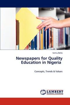 portada newspapers for quality education in nigeria (en Inglés)