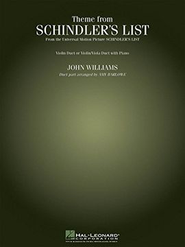 portada Schindler's List Theme 2 Violins or Violin 