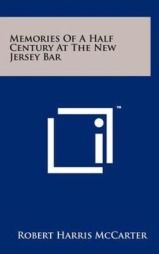 portada memories of a half century at the new jersey bar (in English)