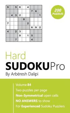 portada Hard Sudoku Pro: Book for Experienced Puzzlers (200 puzzles) Vol. 84