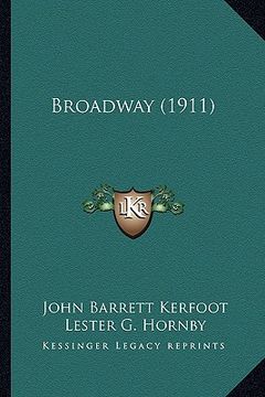 portada broadway (1911) (in English)