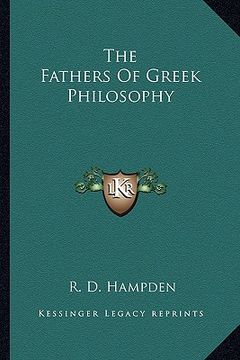 portada the fathers of greek philosophy (en Inglés)