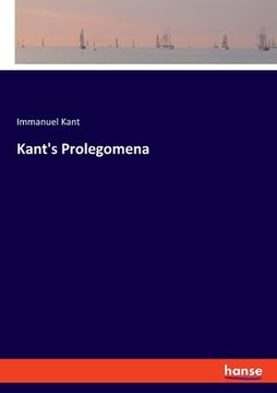 portada Kant's Prolegomena (en Inglés)