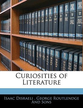 portada curiosities of literature (en Inglés)