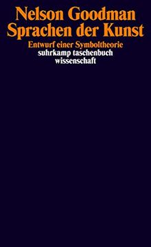 portada Sprachen der Kunst: Entwurf Einer Symboltheorie (Suhrkamp Taschenbuch Wissenschaft) (en Alemán)