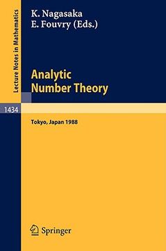 portada analytic number theory (en Francés)