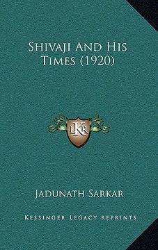 portada shivaji and his times (1920) (en Inglés)