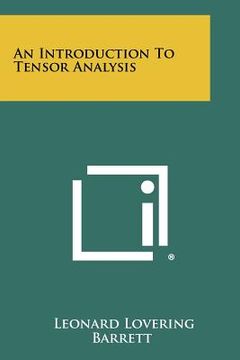 portada an introduction to tensor analysis (en Inglés)