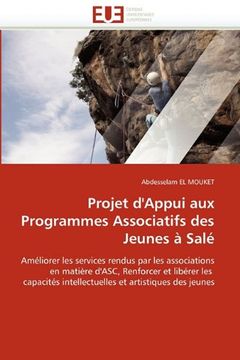 portada Projet D'Appui Aux Programmes Associatifs Des Jeunes a Sale
