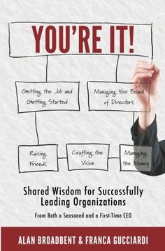 portada You're It!: Shared Wisdom for Successfully Leading Organizations from Both a Seasoned and a First-Time CEO (en Inglés)
